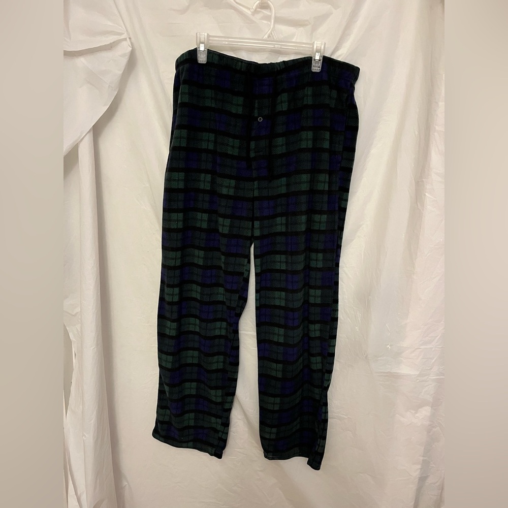 DG Hill green plaid fleece /size 2XL pajama pants